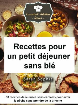 cover image of Recettes pour un petit déjeuner sans blé